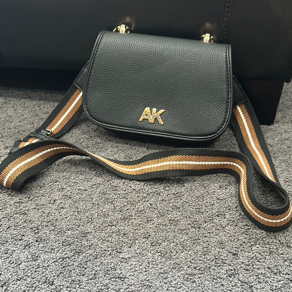 Anne Klein Black Crossbody Bag